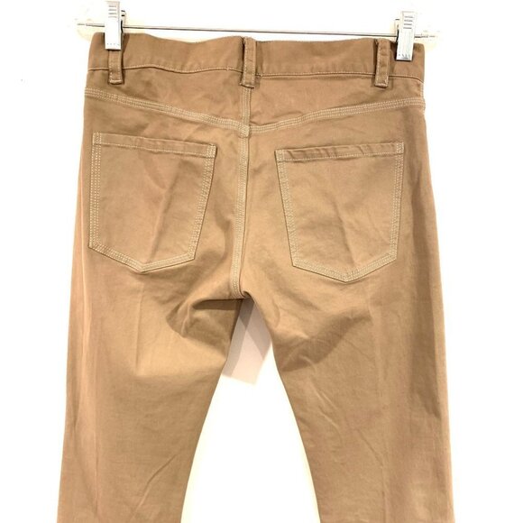 Kristensen Du Nord 4 Beige Chino Straight Leg Pants Mid Rise Stretch Trousers - Picture 4 of 5